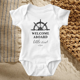 Nautisch gethematiseerde pasgeboren baby romper