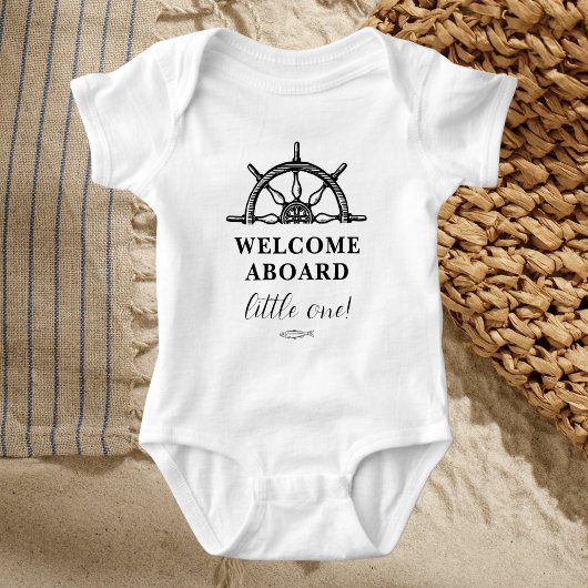 Nautisch gethematiseerde pasgeboren baby romper