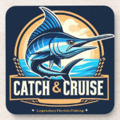 Nautisch Gevist Onderzetter – Catch & Cruise Desti (Voorkant)