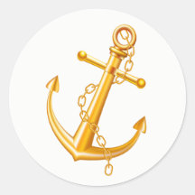 Nautisch Goud Anker Bruiloft Zomer Strand