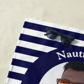 Nautisch grappig foto batchlenor weekend strandlaken (In situ)