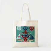 Nautisch Hallo Keizer Anchor Sail Boat-ontwerp Tote Bag (Voorkant)