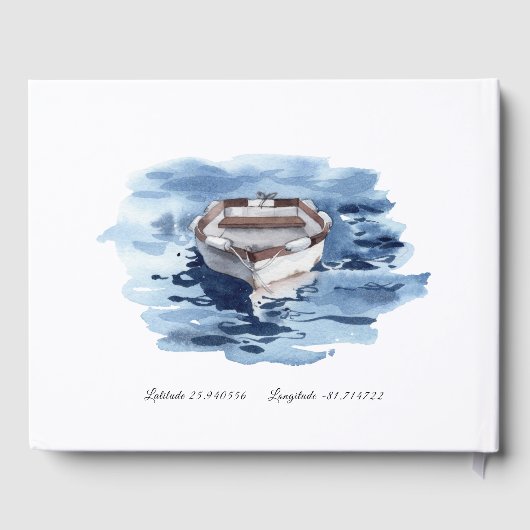 Nautisch huis op het strand van Bay Gastenboek (Achterkant)