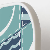 Nautisch hunkeren pickleball paddle (Links Detail)