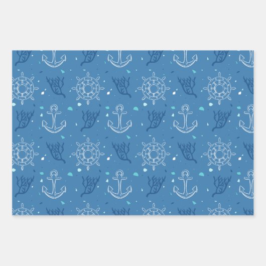 Nautisch Inpakpapier Vel (Voorkant)