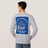 Nautisch Inspirerend Citaat T-shirt (Achterkant volledig)