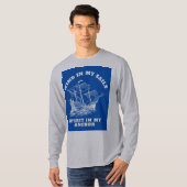 Nautisch Inspirerend Citaat T-shirt (Voorkant volledig)