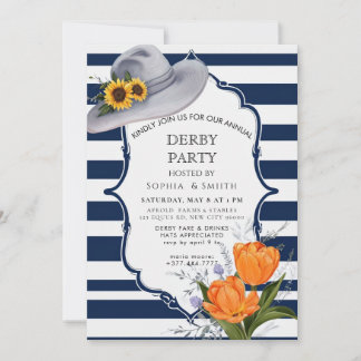 Nautisch Kentucky Derby Feest Uitnodiging Marine S
