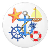 Nautisch Keramische Knop (Voorkant)