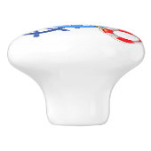 Nautisch Keramische Knop (Zijkant)