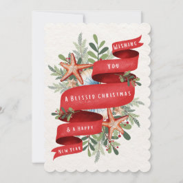 Nautisch kerst Wenskaart Kaart