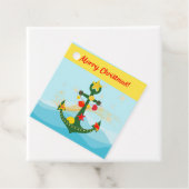 nautisch kerstanker bedankjes labels (In situ)