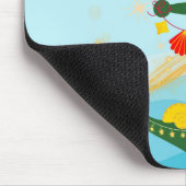 nautisch kerstanker muismat (Hoek)