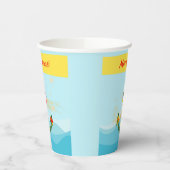 nautisch kerstanker papieren bekers (Links)