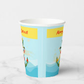 nautisch kerstanker papieren bekers (Rechts)