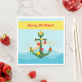 nautisch kerstanker servet (Insitu)