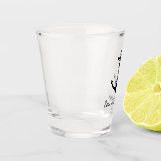 Nautisch kerstanker Shot Glass Gift Shot Glas (Links)