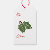 Nautisch kerstfeest | Zeeen "groeten" Cadeaulabel (Achterkant)