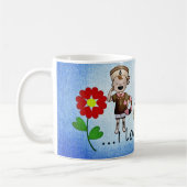 Nautisch Kinder strand en oceaan thema voor moeder Koffiemok (Links)