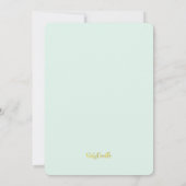 Nautisch klein zeeman beer eerste verjaardag kaart (Achterkant)