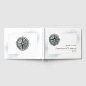  nautisch kompas bruiloft gastenboek (Volledig)