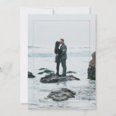  nautisch kompas foto save the date (Achterkant)