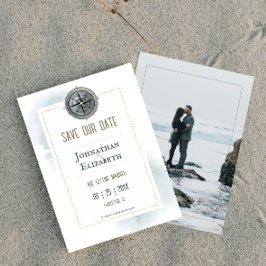  nautisch kompas foto save the date