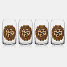 Nautisch kompas ontwerp