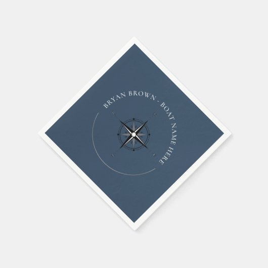 Nautisch kompas servetten (Hoek)