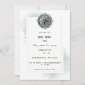  nautisch kompas Vrijgezellenfeest Kaart (Voorkant)