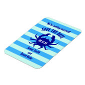 Nautisch Krab Strand Bruiloft Magneet (Linkerzijde)