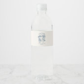 Nautisch Laatste Toast Bachelorette Weekend Waterfles Etiket (Voorkant)
