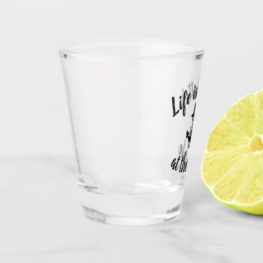 Nautisch LEVEN IS BETER IN HET LICHT | Shot Glas (Links)