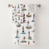 Nautisch Lichthuis Kustkerst Bad Handdoek (Insitu)