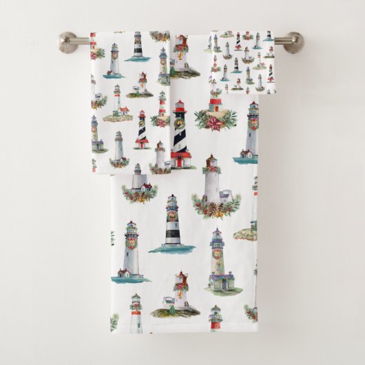 Nautisch Lichthuis Kustkerst Bad Handdoek (Insitu)