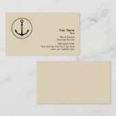 Nautisch Logo-ontwerp Visitekaartje (Voorkant / Achterkant)