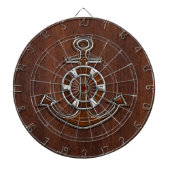 Nautisch magnetisch staaldecor dartbord (Voorkant)