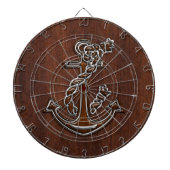 Nautisch magnetisch staaldecor dartbord (Voorkant)