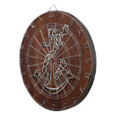 Nautisch magnetisch staaldecor dartbord (Voorkant Rechts)
