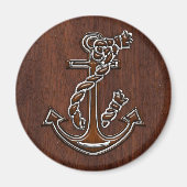 Nautisch magnetisch staaldecor magneet (Voorkant)