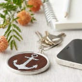 Nautisch magnetisch staaldecor sleutelhanger (Zijkant)