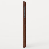 Nautisch mahogany Anchor Steel Case-Mate iPhone Case (Achterkant/links)