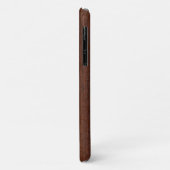 Nautisch mahogany Anchor Steel Case-Mate iPhone Case (Achterkant/links)