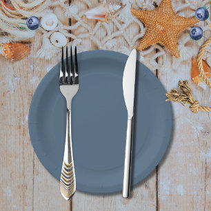 Nautisch marineblauw Baby shower Papieren Bordje