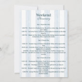 Nautisch meer weekend vrijgezellenfeest itinerary kaart (Achterkant)