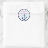 Nautisch Meisje Baby shower Favor Stickers (Tas)