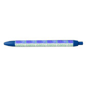 nautisch modern Abstract Blauwe Inkt Pen (Voorkant)