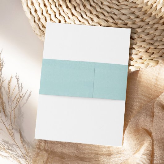 Nautisch Monogram Bruiloft Chique Strand Turquoise Uitnodigingen Wikkel