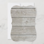 Nautisch Monogram bruiloft uitnodiging (Achterkant)