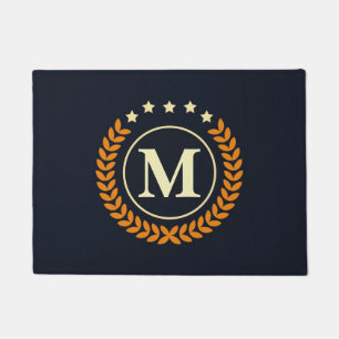 Nautisch monogram deurmat
